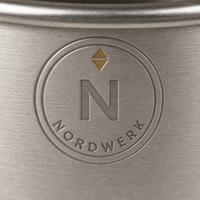 Nordwerk Rührschüsseln — Nahaufnahme des Zeichens am Rand